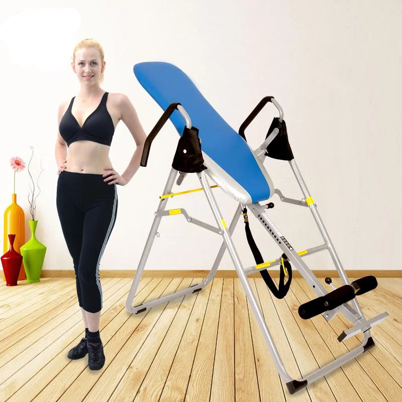 Abdominal Lifting Device Inversion Handstand Machine Household Therapy Lumbar Muscle Stretcher Steel Pipe Inversion Table HW701