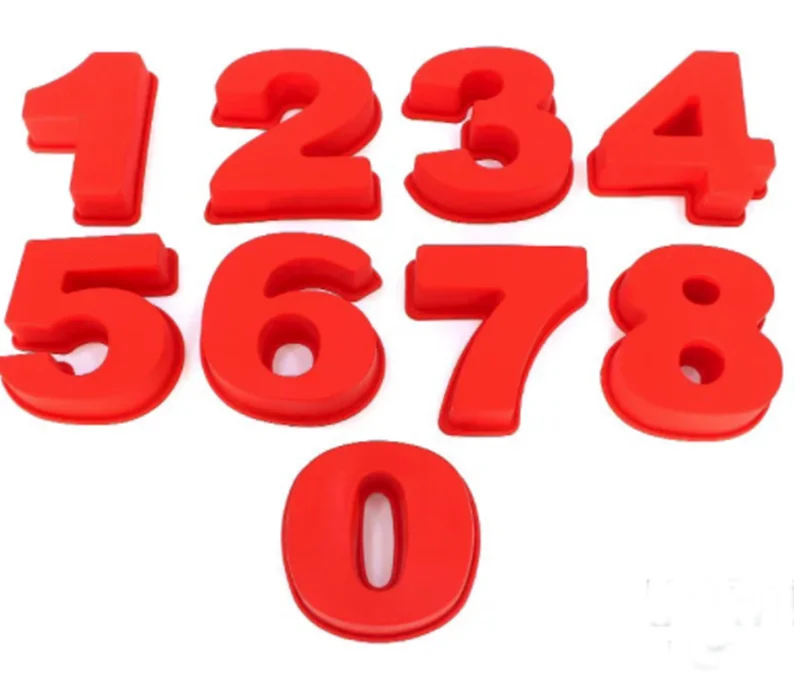 Десерт Силиконовые цифровые пресс форма для торта в форме цифр десерт украшение