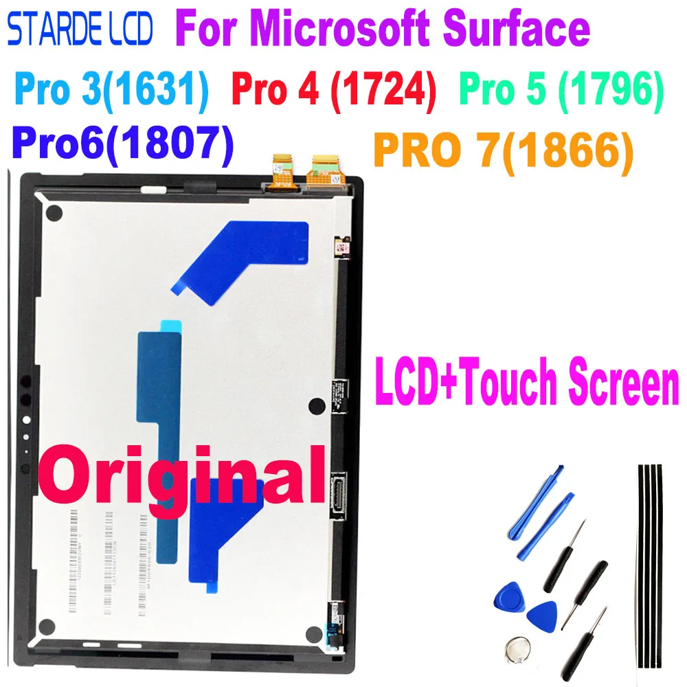    Microsoft Surface Pro 3 1631 Pro 4 1724 Pro 5 1796 PRO 6 1807 PRO7 1866, -     
