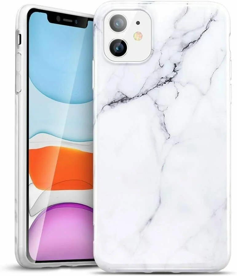 

Coque For iPhone 11 Pro XR X XS MAX 6 S 7 Plus 8 AntiChoc Protection Silicone Marbre