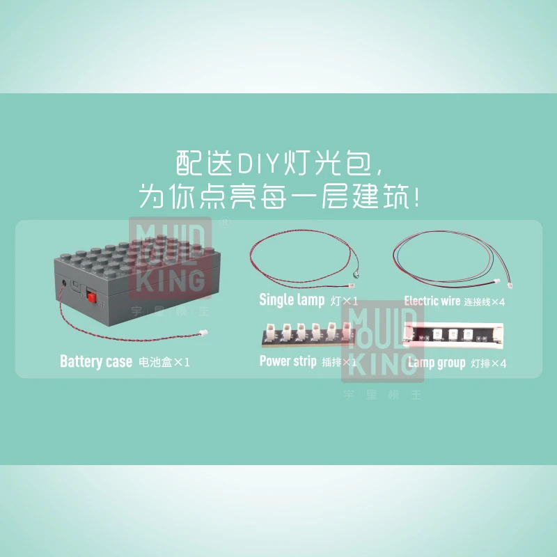 

Mould King The Afternoon Tea Restauran 16026 Modular Building Blocks Bricks Assemble Toys Educational Gifts For Kids Children