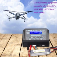c150 lipo battery charger rc acdc 150w 10a battery balance smart charger 8 in 1 connector splitter wire nicd nimh pb battery