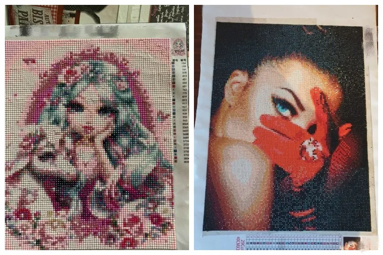 5D DIY полный набор для рисования с круглыми камнями и полотном Картина Набор «Пейзаж» Вышивка крестом мозаика вышивка стены Свадебные украшения