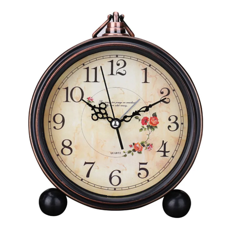 Ретро Европейский пасторальный креативный будильник украшение для дома простые