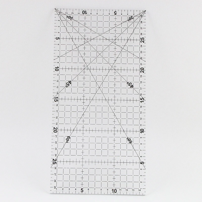 Квилтинг прозрачная квадратная линейка квилтеры/лоскутное ремесло подходит для