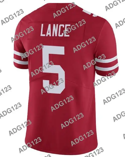 

Stitch San Francisco Trey Lance Red Men Women Kid Youth Vapor Limited Jersey