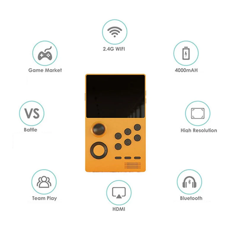 

A19 Pandora's Box Android Supretro Handheld Retro Game Console IPS Sn Built-In 3000+Games 30 3D Games
