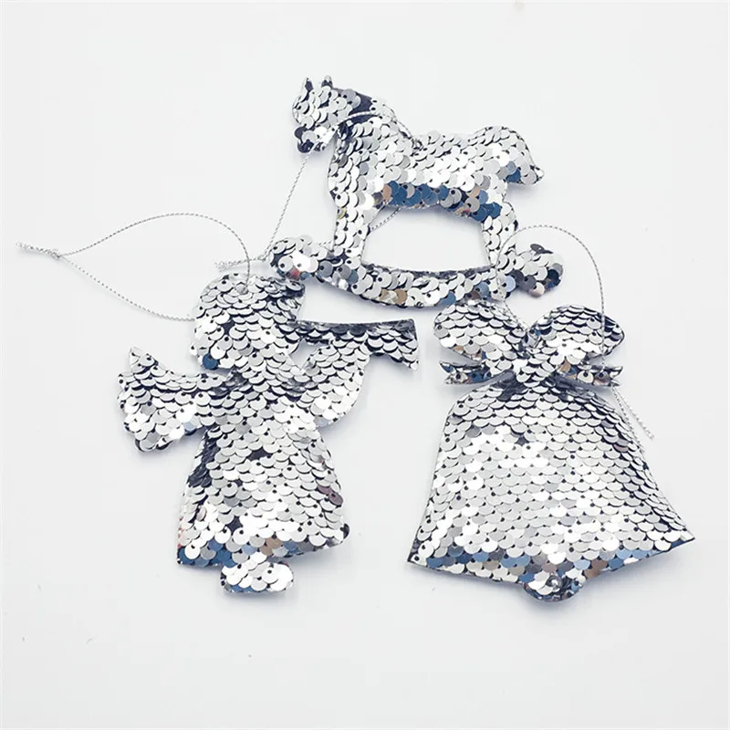 3 предмета в комплекте рождественское с блестками Ангел поделки своими руками