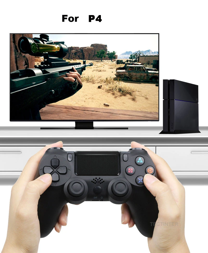 Беспроводной Bluetooth геймпад для контроллера PS4 подходит консоли PS4/Slim/Pro ПК