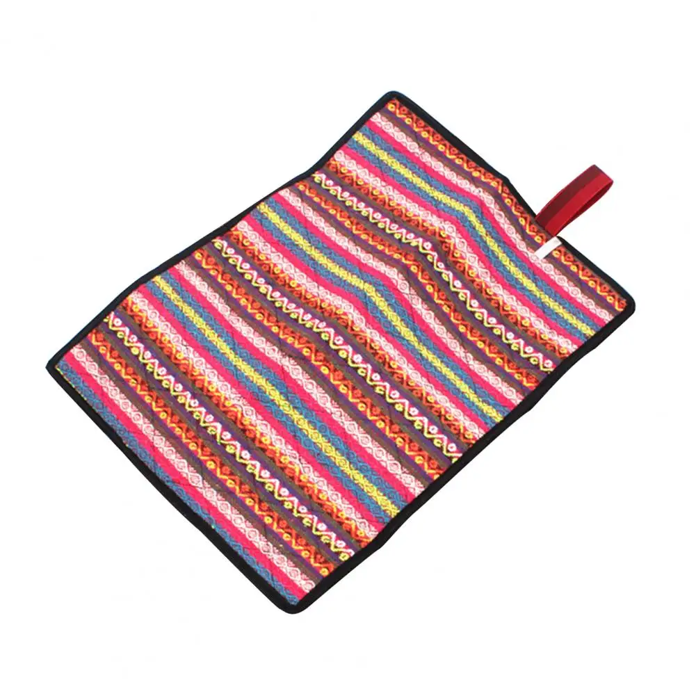 

Outdoor Camping Hiking Picnic Portable Cushion Seat Pad Moisture-proof Blanket Portable Foldable Ethnic Pattern Thickened Mat