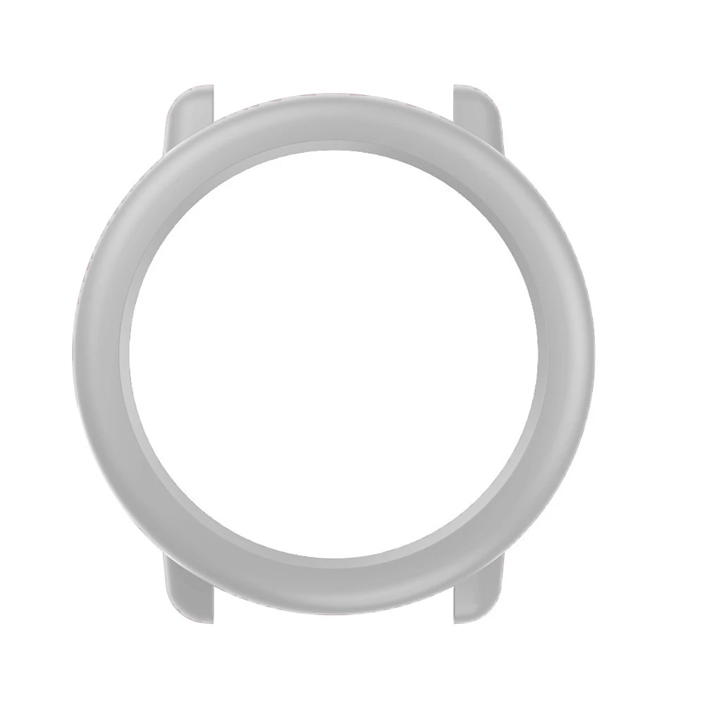 Silver Цветной тонкий чехол из поликарбоната защитная рамка оболочка для Xiaomi Huami Amazfit Pace Watch Camo Замена протектор для часов чехол capa - Color: Silver
