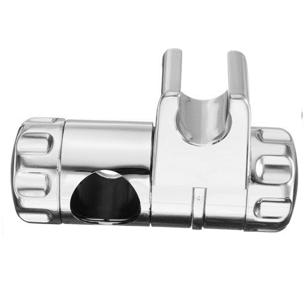 

Clamp Slide Bar Replacement Shower Holder Rail Tube Adjustable Bathroom ABS Plastic Bracket