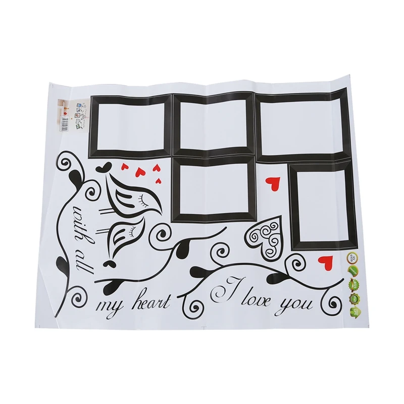 Большая сделка любовь птицы фоторамка художественные наклейки на стену Наклейка