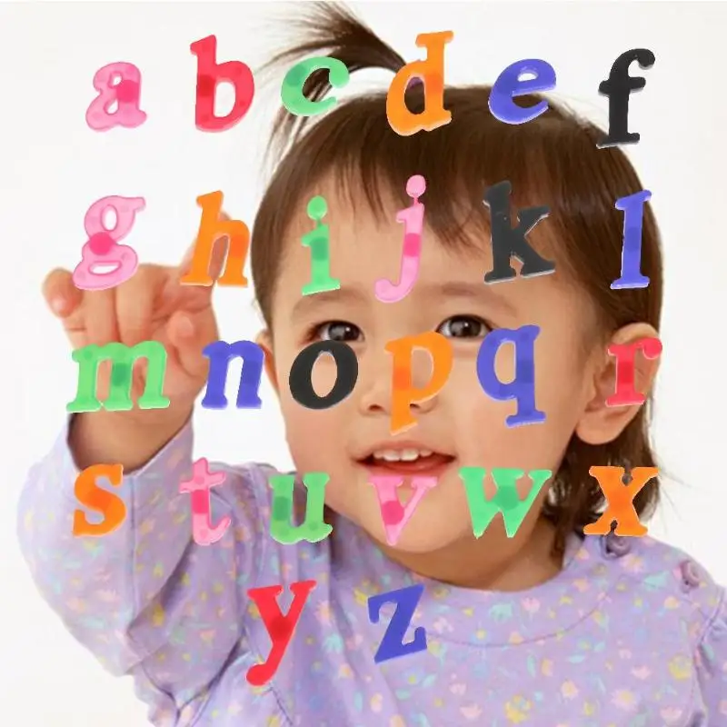 Буквы магнитная наклейка на холодильник Образование Раннее обучение игрушка