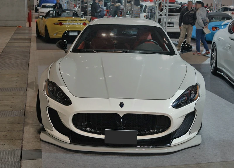 Автомобильный Стайлинг для Maserati Gran Turismo LB стиль стекловолокно передний бампер с