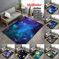 multi size charming galaxy space printed carpets non slip mats all area rugs for living room bedroom kids game crawl floor mat