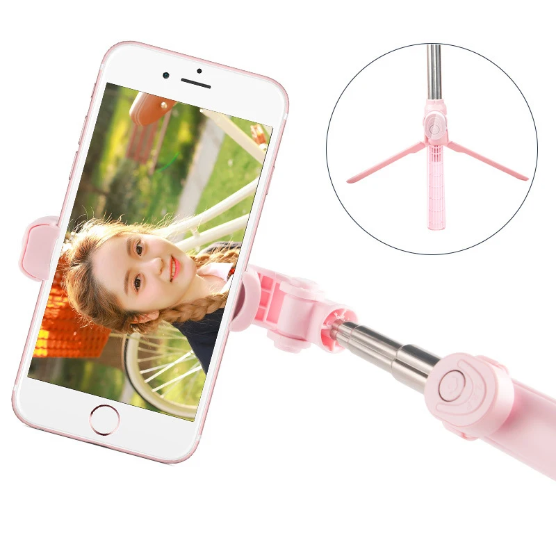 4 In 1 Wireless Bluetooth Selfie Stick With Remote Control For Iphone Samsung Huawei Mobile Phone Camera Bracket Live