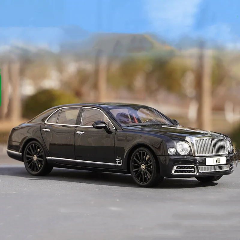 

Коллекция 1/18 года, модель машины Mulsanne Centennial Edition из сплава и литая под давлением, коллекционная декоративная подарочная детская игрушка