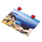 Деревянные Мини-прищепки в форме сердца, 20 шт., деревянная в форме сердца зажимов