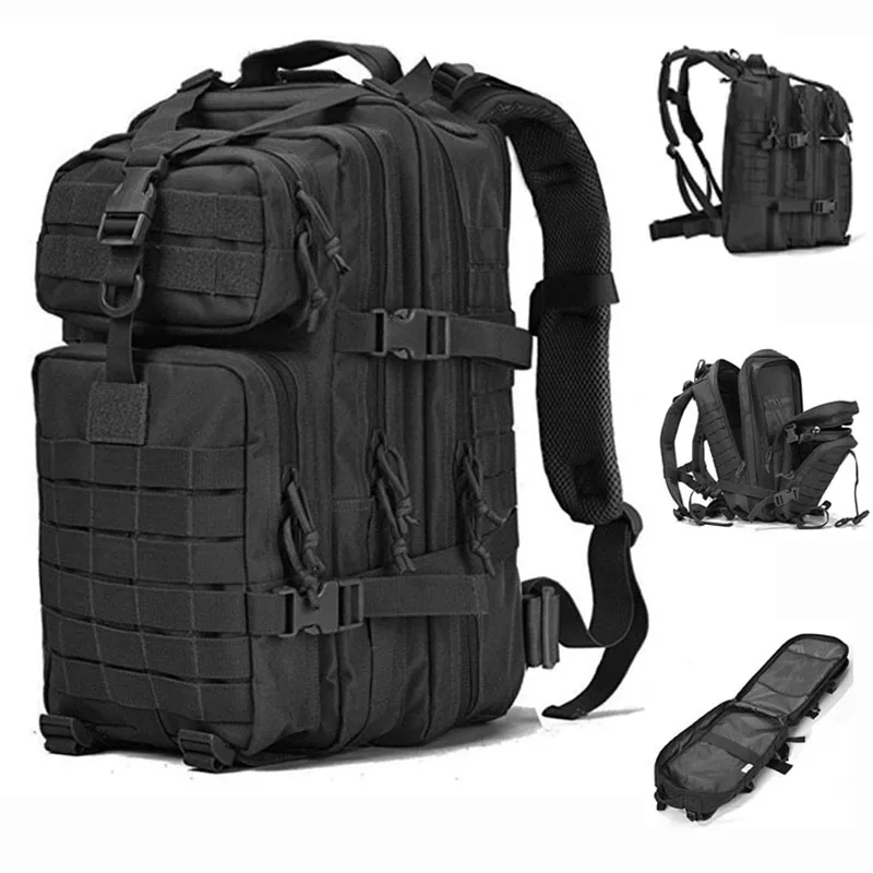 

Армейский тактический рюкзак на 50 л, военная сумка, водонепроницаемый охотничий рюкзак, большой походный рюкзак, тактическая Сумка для кемп...