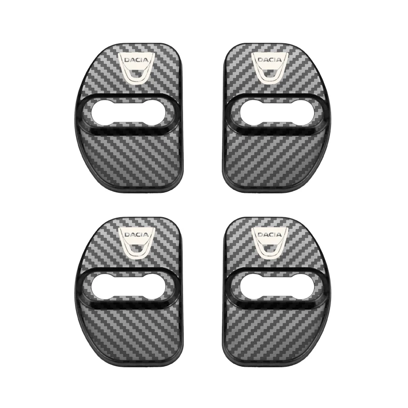 4 шт. чехол из углеродного волокна для стайлинга автомобиля крышка замка