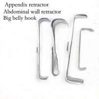 medical abdominal wall retractorappendix retractor big abdominal hook tissue retractor thyroid retractor s shaped retractor