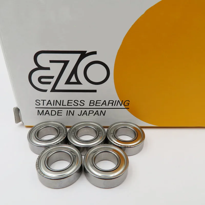 10pcs/50pcs Japan EZO high speed stainless steel bearing S688ZZ 8*16*5mm 688HZZ precision miniature ball bearings 8x16x5