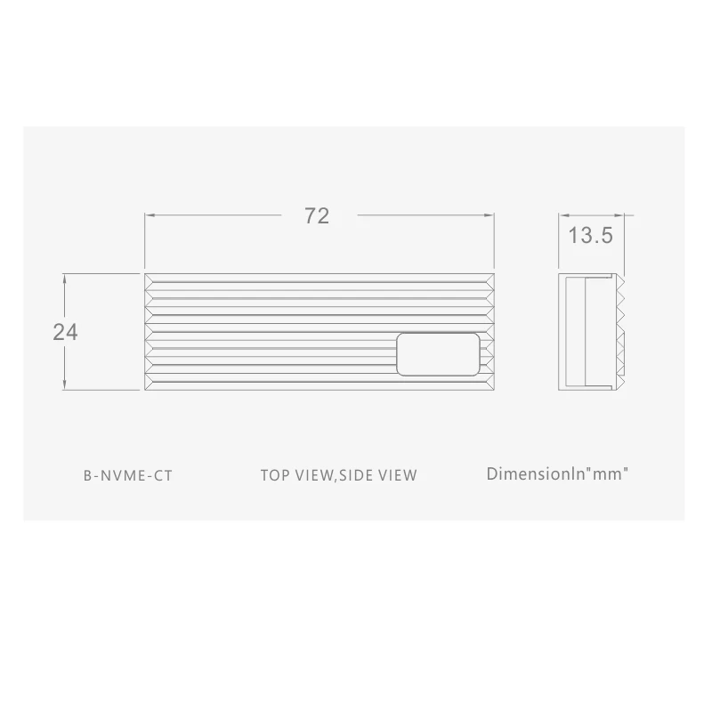Bykski M.2 теплоотвод SSD блок металлический жилет с крышкой памяти эффективный