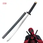 Новинка 2022, 61 см, катана Marvel, дэдпул, искусственная кожа, душа, фигурный меч, самурайский нож, меч ниндзя, косплей, реквизит, оружие для молодежных игрушек