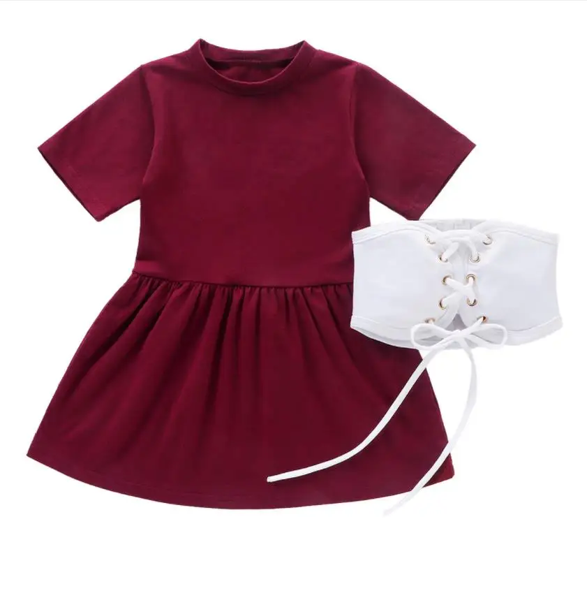 

Summer girls t shirt Baby long tee kids tops Children streetwear clothes fashion tassel ruched dot mesh patch 4 to 14 year 236