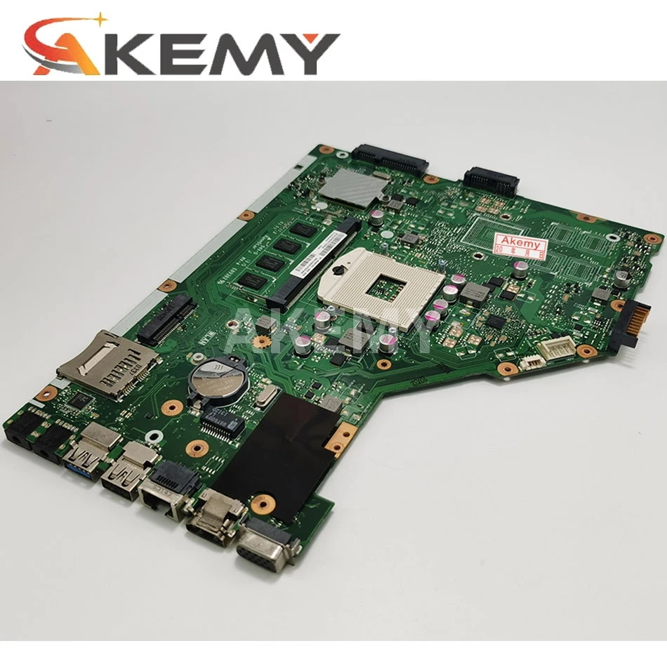 

Akemy Laptop motherboard For ASUS X55VD X55C X55CR X55V Mainboard SLJ8E REV.2.2 With 2G RAM