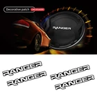 4 шт. автомобильная аудио декоративная 3D алюминиевая эмблема наклейка для Ford Ranger T6 2008 2017 2018 аксессуары