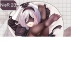 Nier:automata Sexy 2B 3D коврик для мышки с аниме Gal игровой коврик для мыши Подставка для рук в талию коврик для мыши Otaku подарки из лайкры
