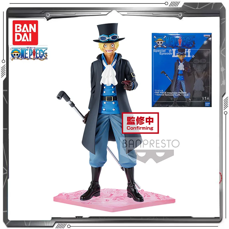 

Bandai оригинальный цельный журнал Сабо поклонение вина аниме экшн-фигурка из ПВХ Рождественская Коллекционная модель игрушки подарки