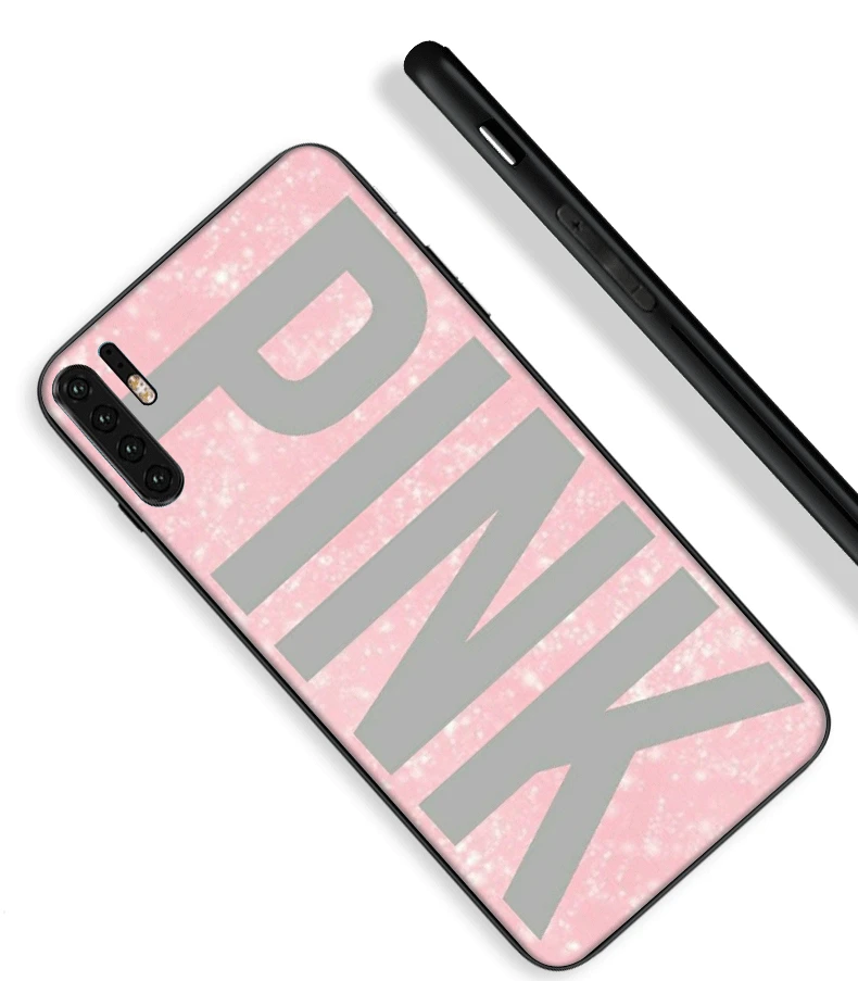 Розовый персонализированный Чехол для телефона Huawei Nova 2i 2Lite 3 3i 4e 5i 5T Pro Smart Y6 Y7 Prime