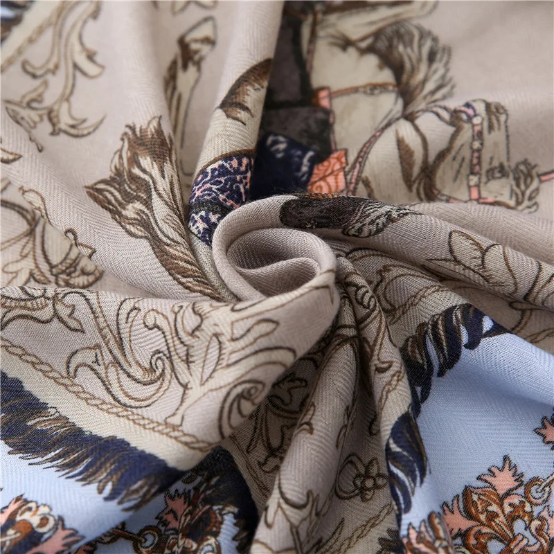 Women Newest Vintage Pattern Cotton Scarf 10pcs/lot