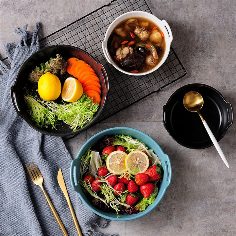 Большая японская креативная миска для супа лапши десерта домашняя тарелка