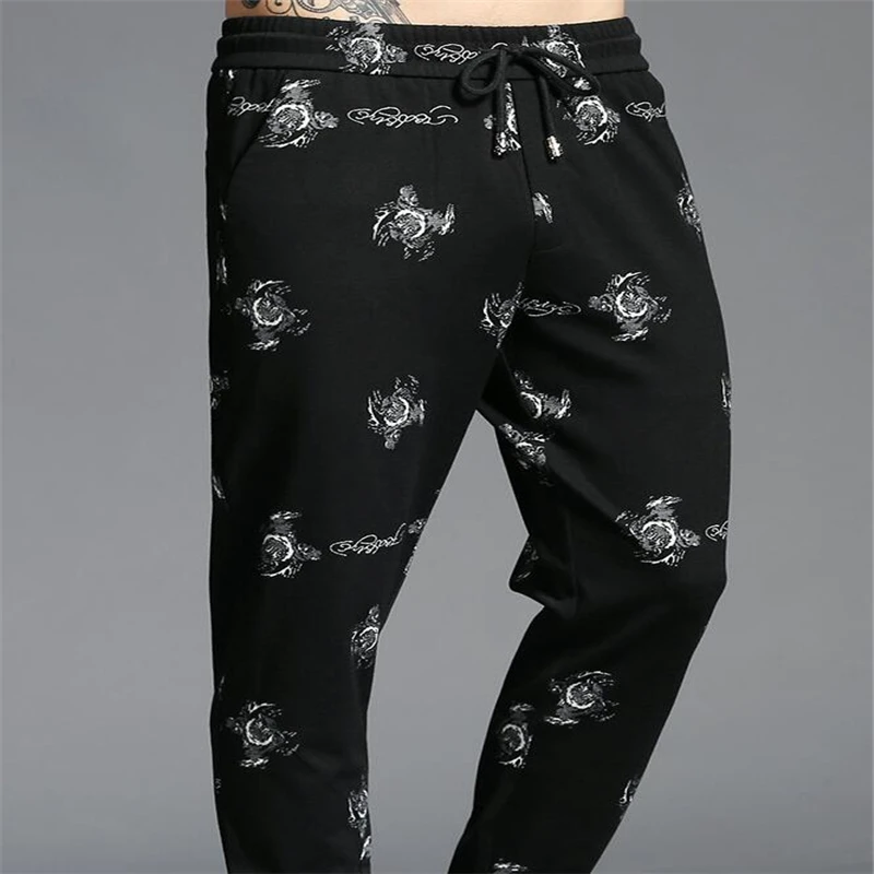 

Europe and America Best-selling Fashion Self-cultivation fitness leisure pant fitted trousers men