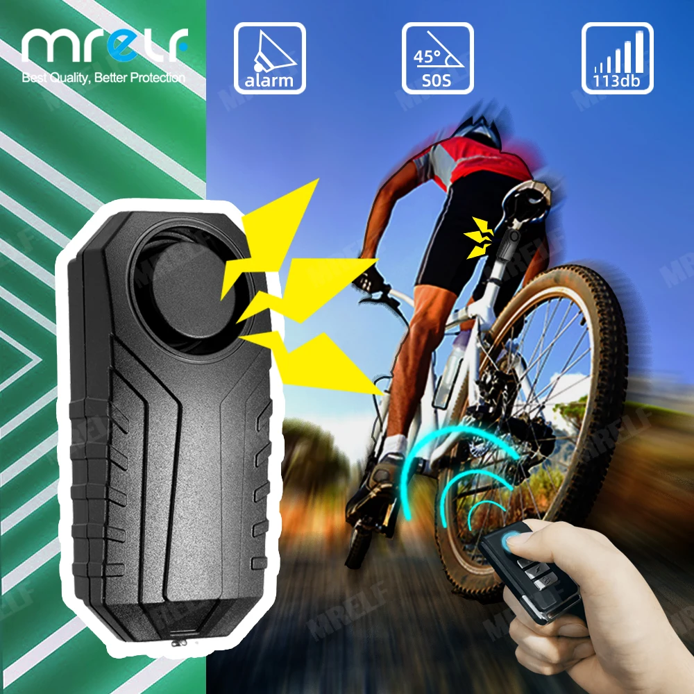 Сигнализация велосипедная Беспроводная с защитой от кражи сигнализация для дома