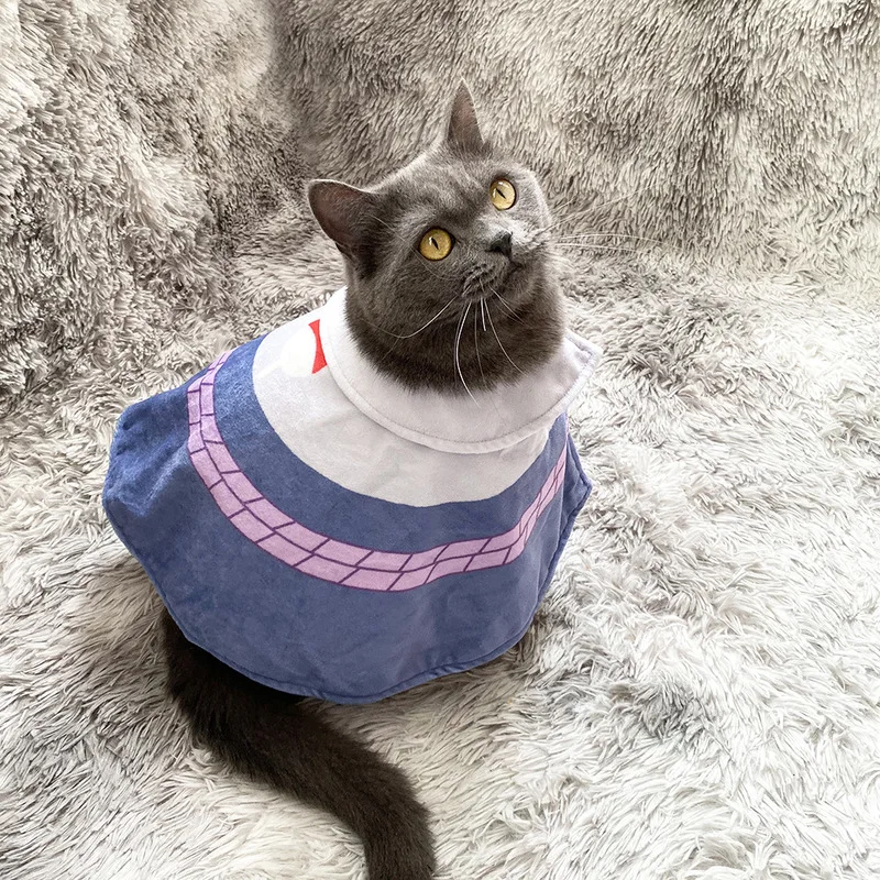 Костюм для косплея аниме плащ кошек искусственная кошка одежда щенок плюшевая