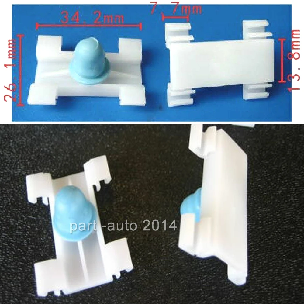 5x / 20x OEM молдинговый зажим для крыла двери фиксатор с резиновой накладкой 51138166675 для BMW E38 E39 51-13-8-166-675 все модели 1995-2003