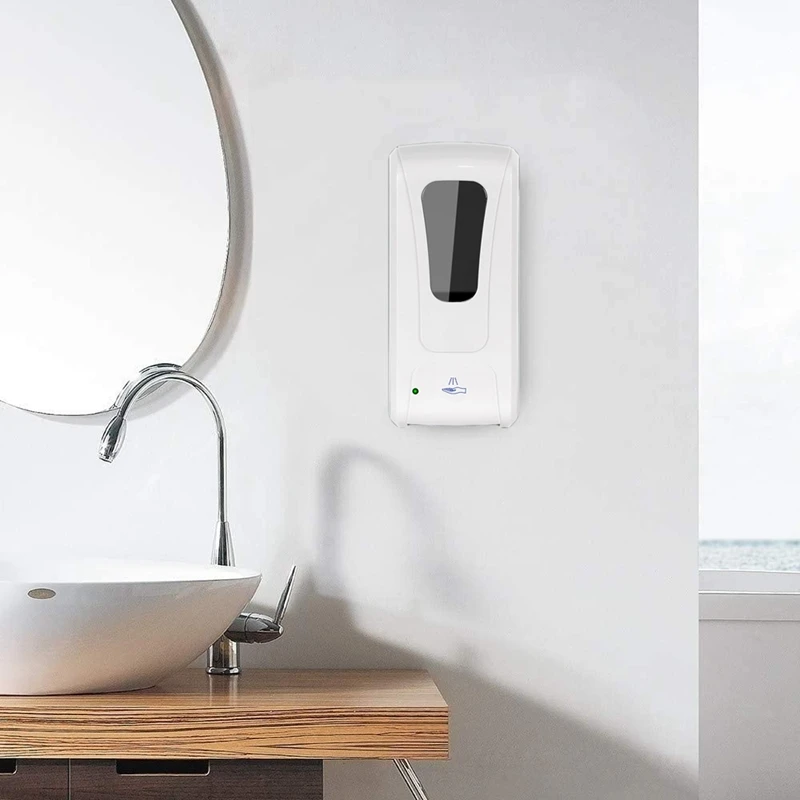 

TOP 1000Ml Automatic Pressless Alcohol Dispenser for Hand Disinfection Alcohol Spray Machine Sensor Press Dispenser-US Plug