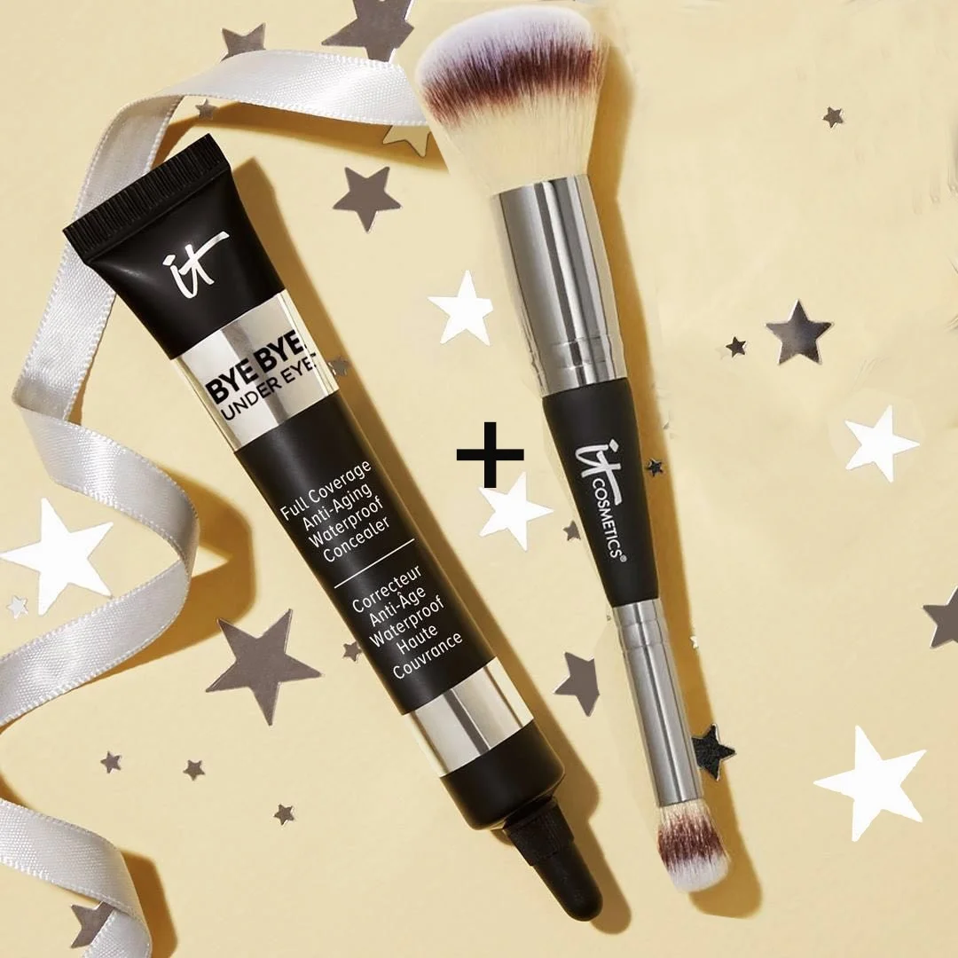 Средство от старения под глазами с полным покрытием и кисточкой для