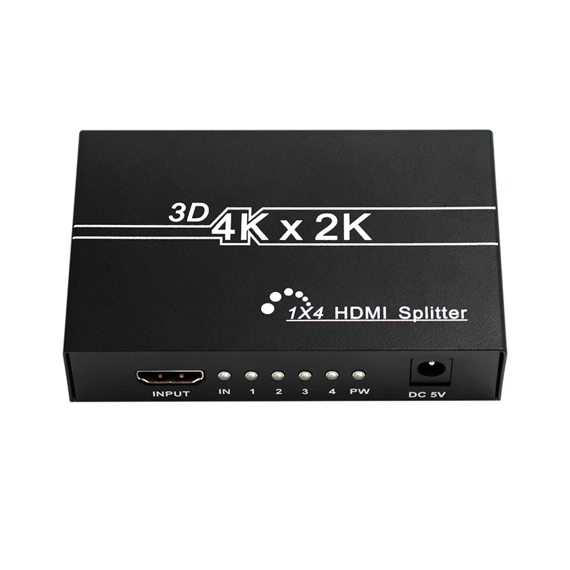 Сплиттер усилитель HFES 4K 3D Hdmi 1 в 4 выхода переключатель для o HDTV Full HD 1080P