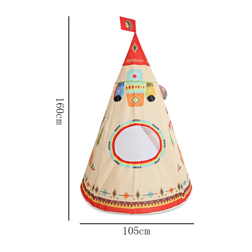 Компьютерная складная палатка для детей в индийском стиле розового и синего