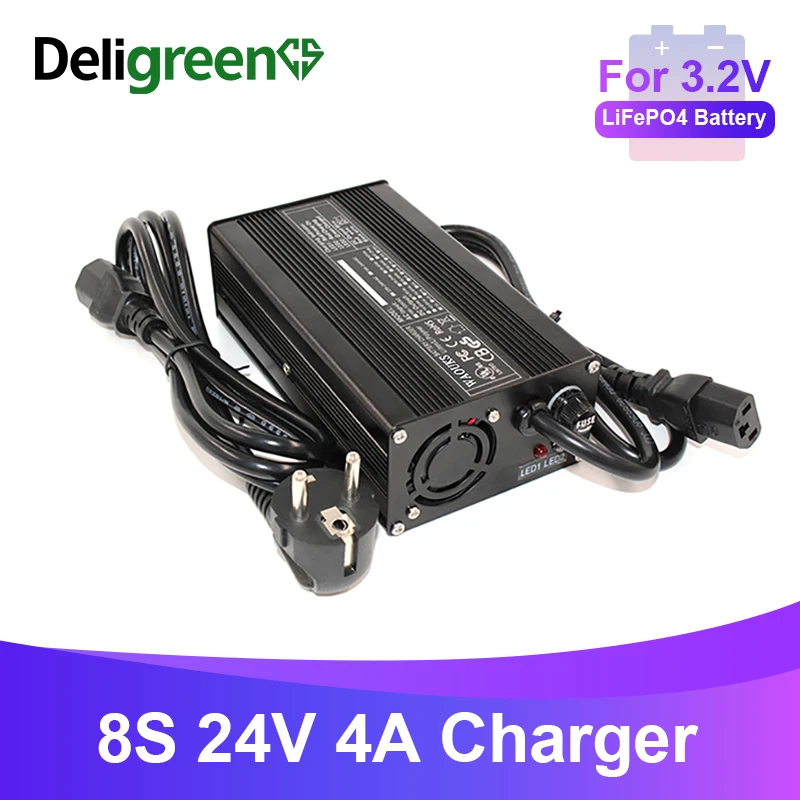 Зарядное устройство для электрического скутера 8S 24V Lifepo4 29 2 V 4A умное зарядное с