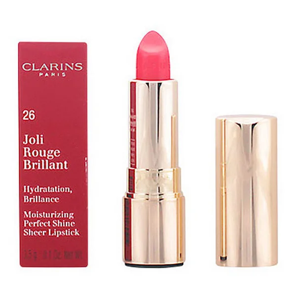 Увлажняющая губная помада Joli Rouge Brillant Clarins| |