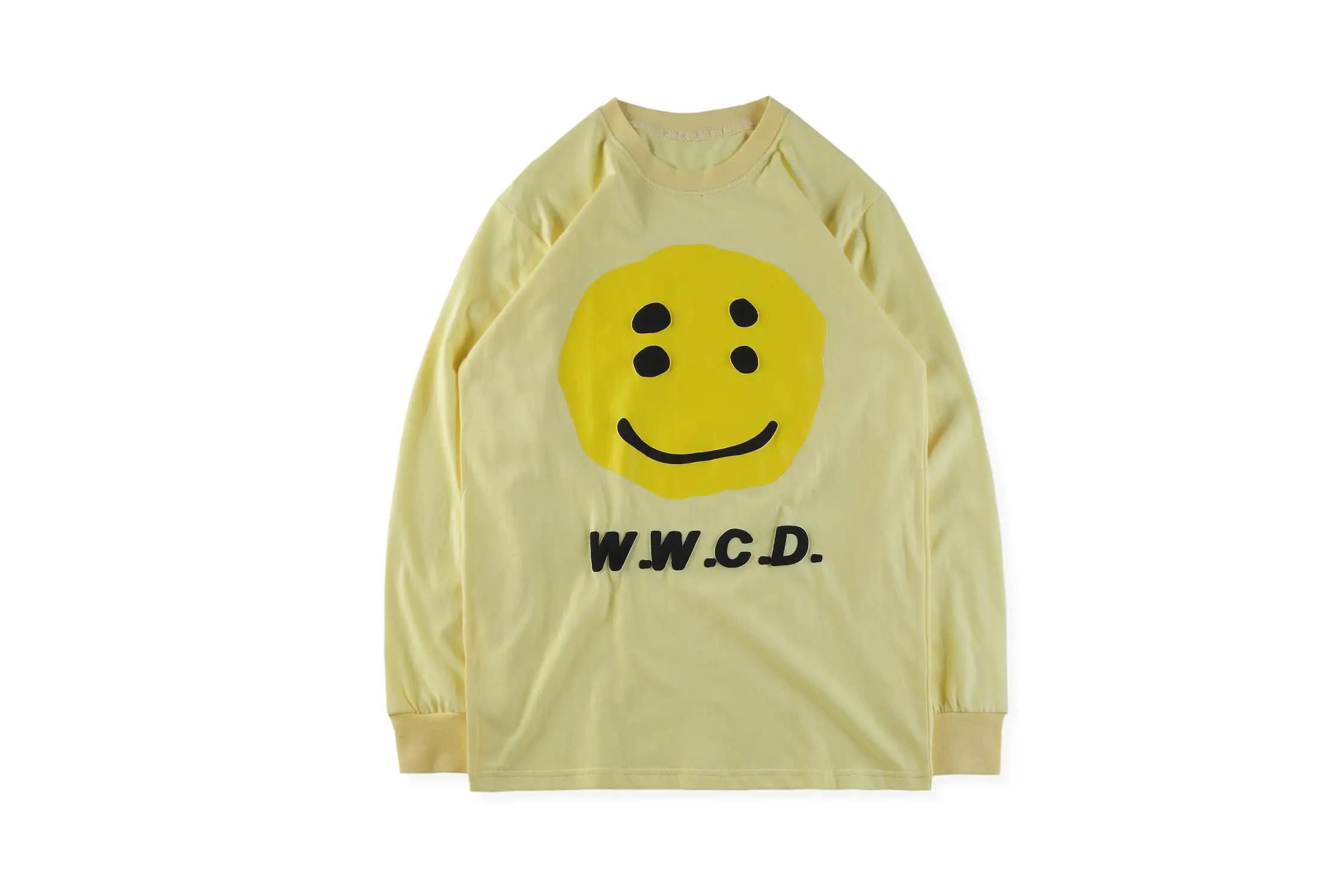 yellow4 Kanye West толстовки улыбка тай-дай 1:1 Высокое качество Детские видеть призраков ASAP Rocky CPFM W.W.C.D Толстовка cpfm толстовки для мужчин и женщин - Цвет: yellow4