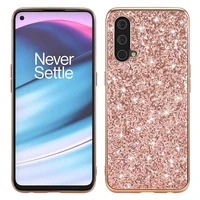 Shining Glitter Sequins Phone Case For Oneplus Nord Bling Crystal Hard Back Cover For One plus Nord Shcokproof Shell