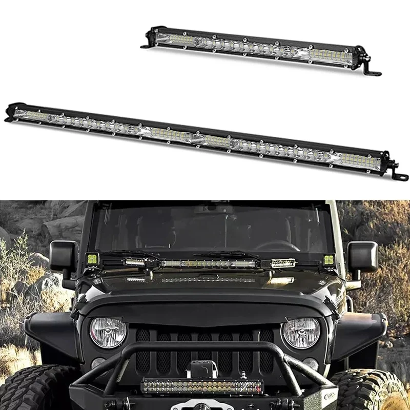 Ультратонкий 10-дюймовый 20-дюймовый светодиодный светильник Однорядный